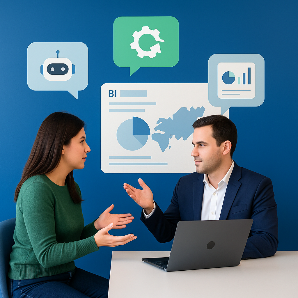 Automation, dashboards and chatbot consultation